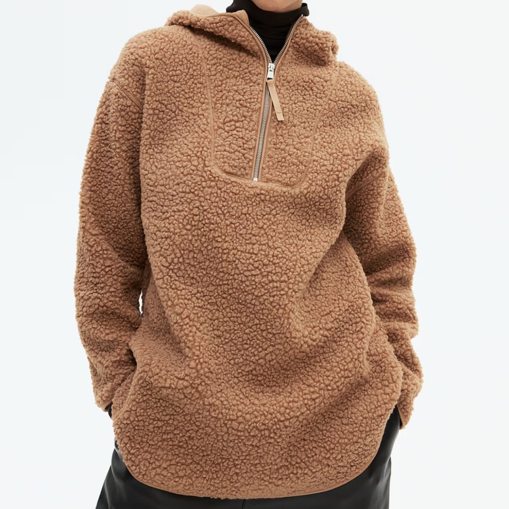 H&M Oversized Fleece Hoodie